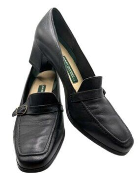 Easy Spirit Anti-Gravity Black Loafer Pumps Women’s 10 Comfort Work Heels